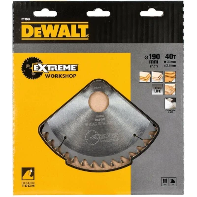 Afbeelding van DeWalt Accessoires Cirkelzaagblad S40 190x30x40t DT4064 QZ