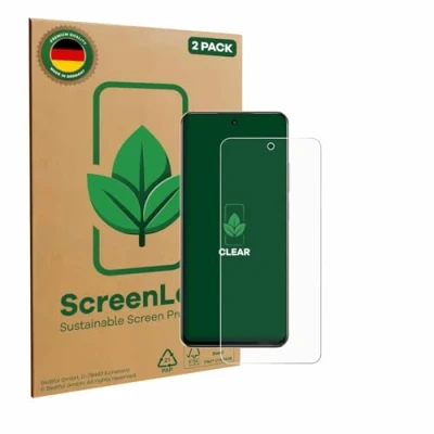 Afbeelding van ScreenLeaf Screenprotector voor realme C75x Duurzame schermbescherming Folie Beschermfolie transparant (2 Stuks)