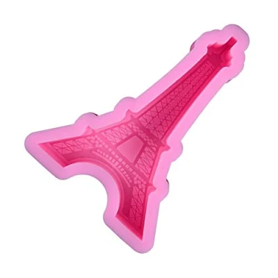 Afbeelding van VICMAT 3D Eiffeltoren vormig, siliconen cakefondantvorm, doe het zelf decoratie, gereedschap voor cake, pudding, chocolade, zeep, polymeerklei