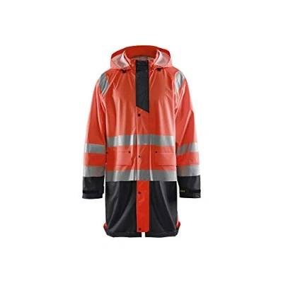 Afbeelding van Blaklader Regenjas High Vis LEVEL 1 4324 2000 Rood/Zwart M