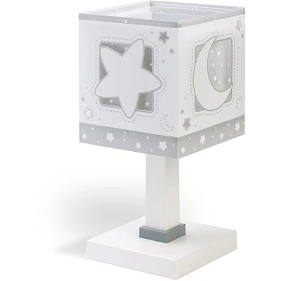 Afbeelding van Dalber 63231T tafellamp blauwe maan kinderkamer lamp lamp, grijs
