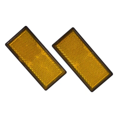 Afbeelding van Carpoint Reflector Oranje 86x40mm 2 stuks
