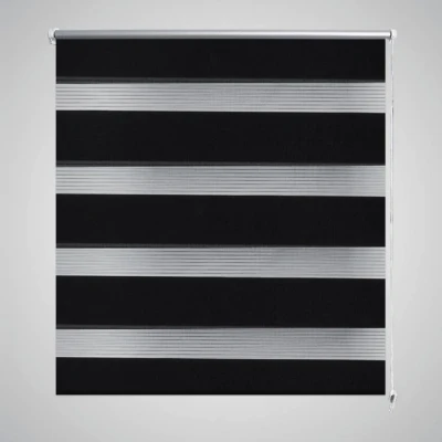 Afbeelding van Duo Rolgordijn 40x100cm Zwart