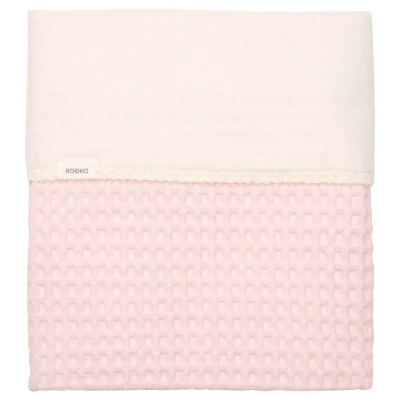 Afbeelding van Koeka Deken Wieg Wafel Cotton Fleece Candy