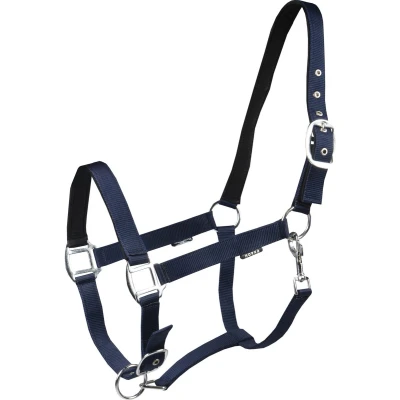 Afbeelding van Horka Halster Nubuck Rood/Wit/Blauw Cob