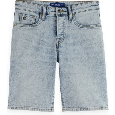 Afbeelding van Scotch &amp; Soda Ralston SLIM FIT Jeansshort, Heren, Maat: 33, Spring lights