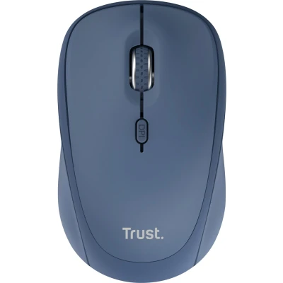 Afbeelding van Trust Yvi+ Multi Draadloze Muis Bluetooth &amp; USB ontvanger Compact Stil Blauw