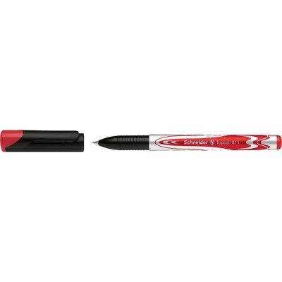 Afbeelding van 10x Rollerball Schneider Topball 811 0,5mm rood