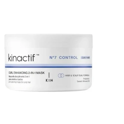 Afbeelding van Kin Cosmetics Masker Kinactif No.7 Curl Enhancing 2 in 1 Mask 200ml Voor Krullend Haar
