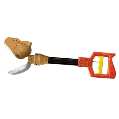 Afbeelding van Pincher Pals Tijgerhaai van Deluxebase. Jumbo formaat handgrijper speelgoed voor kinderen. Leuk klauw dat fantastische oceaan cadeaus maakt!