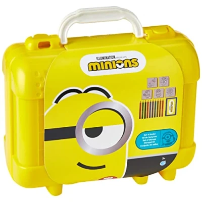 Afbeelding van Multiprint Minions Reis Stempelen Kleurkoffer