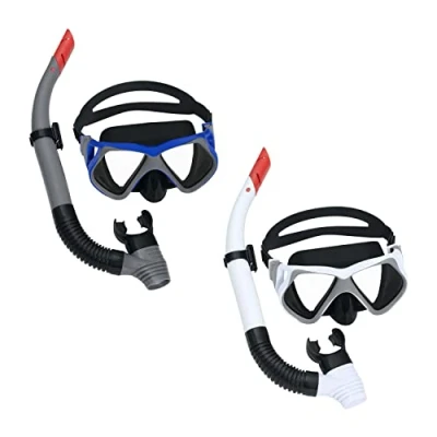 Afbeelding van Snorkelbril en buis voor Kinderen Bestway Wit Grijs Volwassen (1 Stuks)