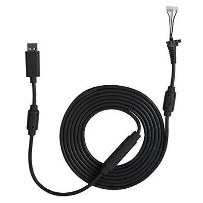 Afbeelding van Bewinner Vervangende kabel voor Xbox 360 Controller, USB 5Pin Gamepad met Breakaway adapter Controller (zwart)
