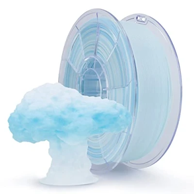 Afbeelding van ZIRO 3D Printer Filament, Doorschijnend PLA Filament 1.75mm, Veelkleurig Regenboog 1KG/2.2lb, Seizoen serie Winter