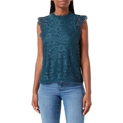 Afbeelding van Pieces Pcolline SL NOOS BC Blouse, Dames, Maat: XL, Reflecting pond