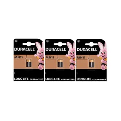 Afbeelding van 3 x Duracell MN11 A11 11A (3 blisters van 1 batterij) batterijen