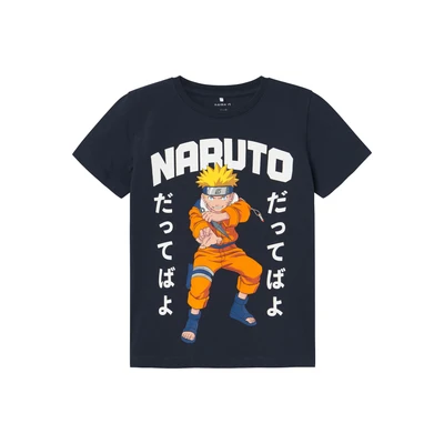 Afbeelding van Name it Nkmmacar Naruto SKY Tshirt print voor kinderen, Maat: 116, Dark sapphire