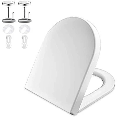 Afbeelding van GRIFEMA G951 Toiletbril, Standaard Soft Close, Quick Release, Ureumformaldehyde, wit, D type