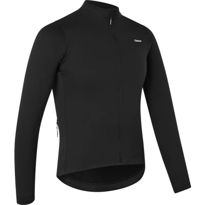 Afbeelding van GripGrab Gravelin Merinotech Thermo Fietsshirt Lange Mouwen Merino Wielrenshirt Cycling Jersey Zwart Heren Maat XL