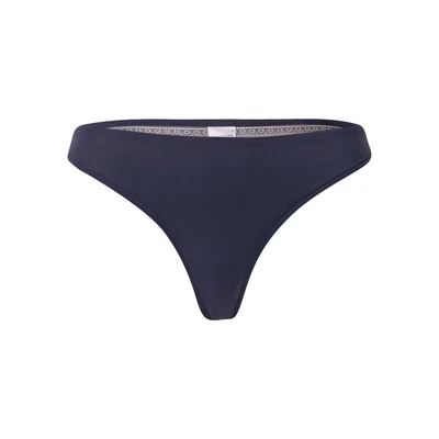 Afbeelding van SCHIESSER Invisible Lace (1 pack) dames string microvezel kant nachtblauw Maat: 34