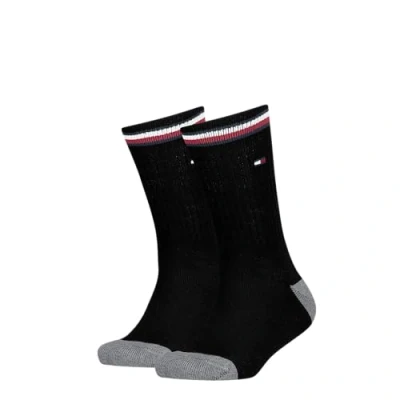 Afbeelding van Tommy Hilfiger 2ER PACK Iconic SPORTS, Frottee Sokken voor kinderen, Maat: 39 42, Schwarz