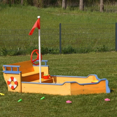 Afbeelding van Zandbak, speeltoestel, boot, schip