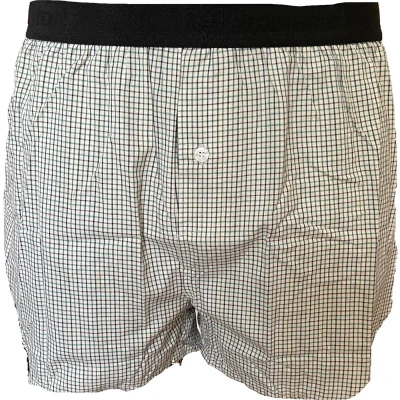 Afbeelding van Embrator mannen Boxershort Loose Fit geweven katoen wit/groen/zwart 3XL