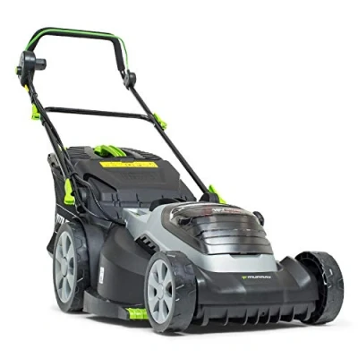 Afbeelding van Murray 2x18 V (36 V) lithium ion 44 cm accu grasmaaier IQ18WM44, Powered by Briggs &amp; Stratton, tot 640 m2, inclusief 2x 5 Ah en dubbele oplader, jaar garantie