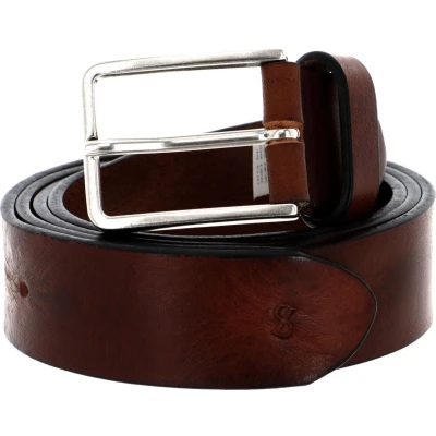Afbeelding van SADDLER Leren Riem Askersund Belt W90 Brown Bruine