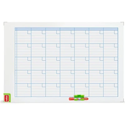 Afbeelding van Nobo Performance Planbord Maandplanner 72.5 x 5.3 104.5 cm Wit