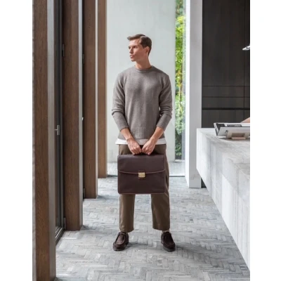 Afbeelding van Castelijn &amp; Beerens Verona Laptoptas 15.6&#039;&#039; 3 vaks mocca