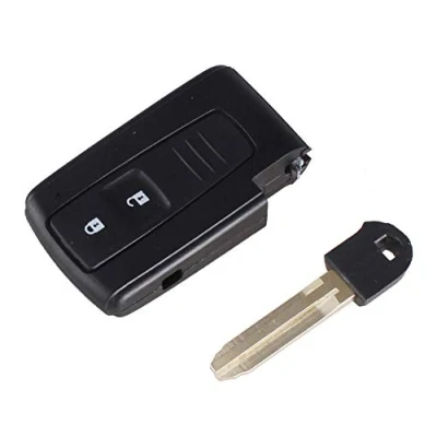 Afbeelding van Vouwsleutel Compatibel met Toyota Prius Corolla Verso 2 Knoppen Blade TOY43 Case Afstandsbediening @Pro Plip