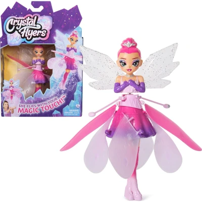 Afbeelding van Crystal Flyers Interactieve Vliegende Pop met kristallen vleugels