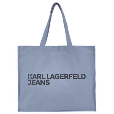 Afbeelding van JEANS VAN KARL LAGERFELD, DAMES, LOGO SHOPPER, EVENTIDE, ONE SIZE