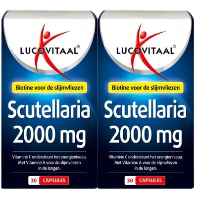Afbeelding van 2+2 gratis: 2x Lucovitaal Scutellaria 2000 mg 30 capsules