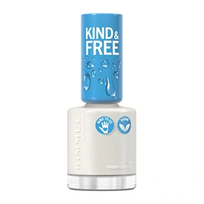 Afbeelding van 1+1 gratis: Rimmel KIND &amp; FREE Vegan Nagellak 151 Fresh Undone 8 ml