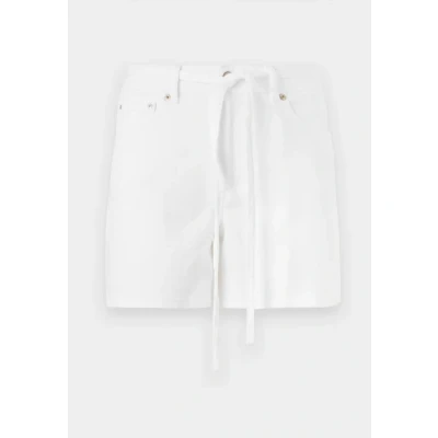 Afbeelding van ONLY Onlgianna Belted Jeansshort, Dames, Maat: Medium, White denim