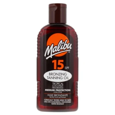 Afbeelding van Malibu Bronzing Tanning Oil SPF 15 200 ml