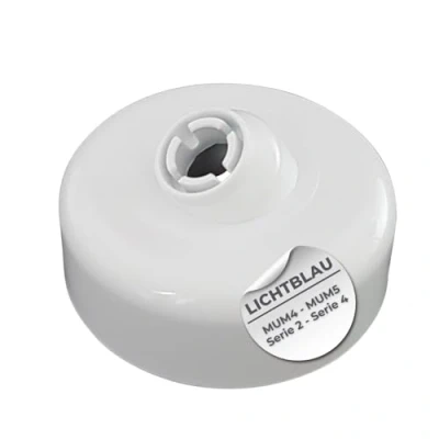 Afbeelding van Lichtblau Deegspatel wit voor deeghaken Bosch keukenmachine 619166 I vervangende deeghaakschraper geschikt MUM4 en MUM5 reserveonderdeel accessoires