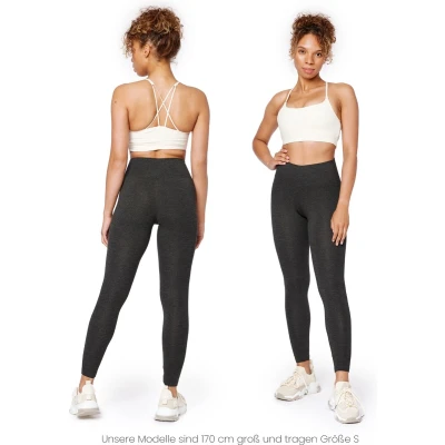 Afbeelding van Bellivalini YOGA Legging Darkmelange, Dames, Maat: Medium, Darkmelange