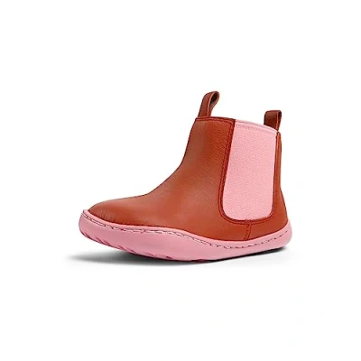 Afbeelding van Camper Unisex Korte laarzen voor kinderen, Maat: 25, Mittelrot Leer