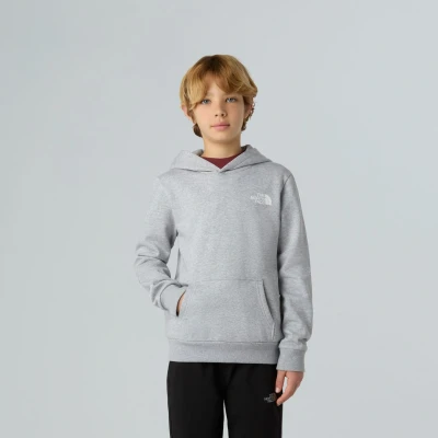 Afbeelding van The North Face TEEN Simple DOME Hoodie Unisex Sweater voor kinderen, Maat: 146 151, Light grey heather