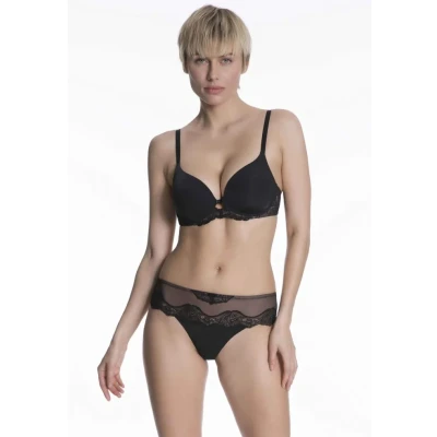 Afbeelding van Triumph dames Amourette voorgevormde beugel bh met kant in de kleur Zwart, maat: A70