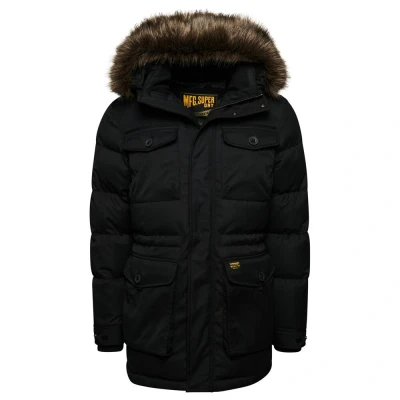 Afbeelding van Superdry Chinook Winterjas, Heren, Maat: Small, Noir
