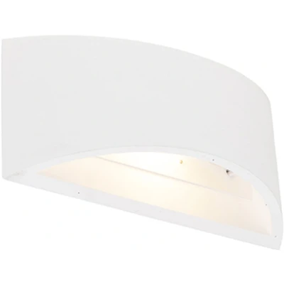 Afbeelding van QAZQA Moderne wandlamp wit 20 cm Gypsy Tum