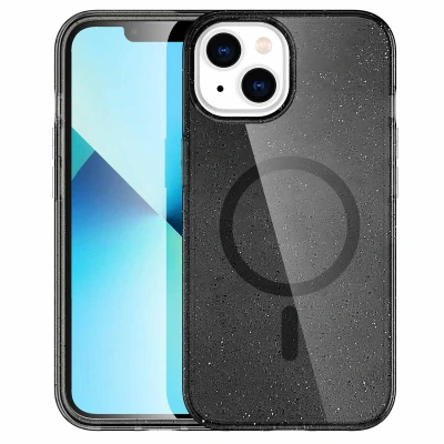 Afbeelding van Apple iPhone 14 MagSafe Hoesje Kunststof imoshion Hardcase/Backcover Zwart Telefoonhoesje