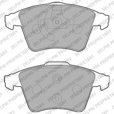 Afbeelding van Delphi Diesel Remblokset LP2224