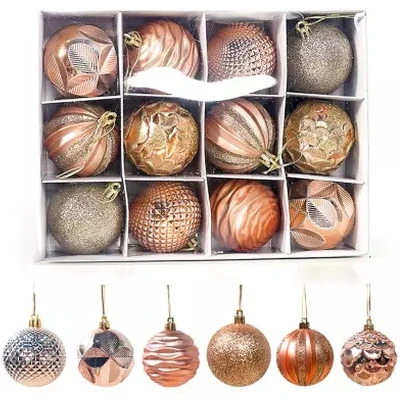 Afbeelding van Kerstballen 12 Stuks 6 cm Goud
