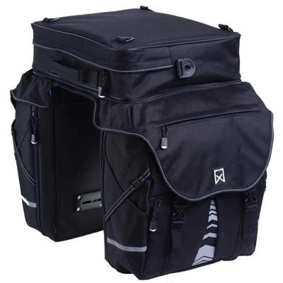 Afbeelding van Willex bagagetas xl 1200 met afneembaar 65 liter Zwart