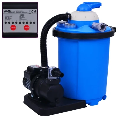 Afbeelding van Zandfilterpomp met timer 550 W 50 L